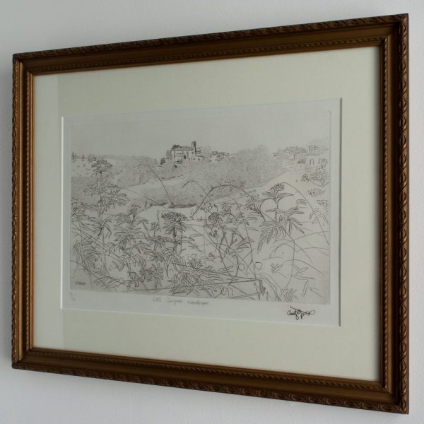 Little Serignac Landscape in frame