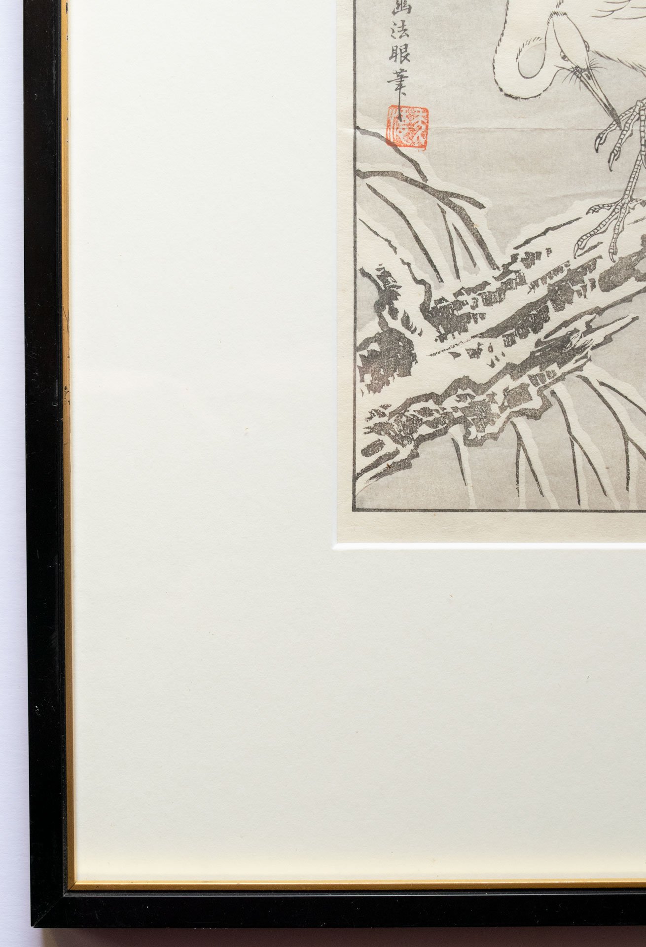 Single Seabird - Japanese Woodblock