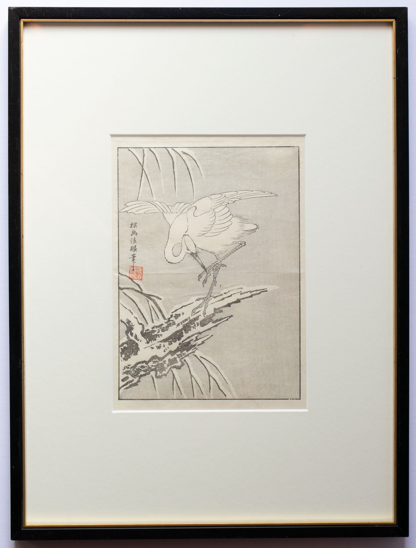 Single Seabird - Japanese Woodblock