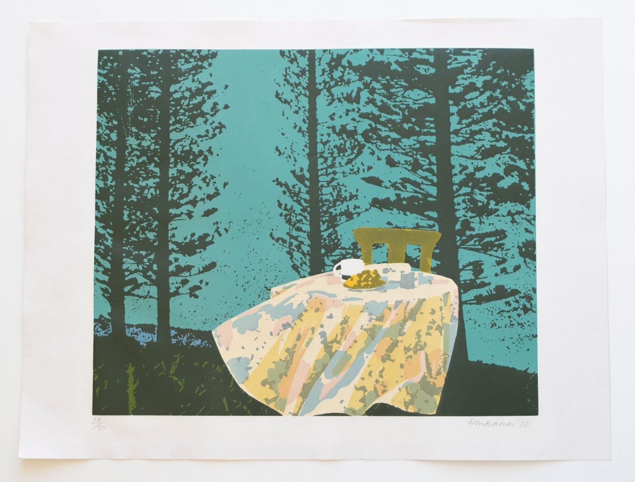 Table in Woodland