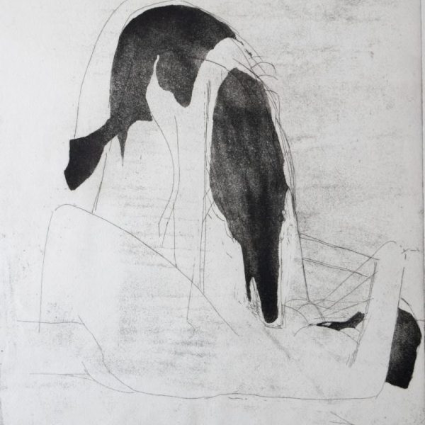 Woman and Dog (aquatint)