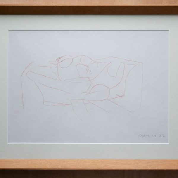 Two Figures on a Sofa