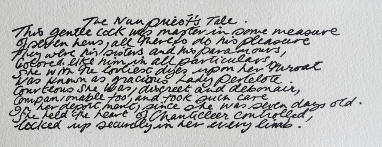 The Nun's Priest’s Tale