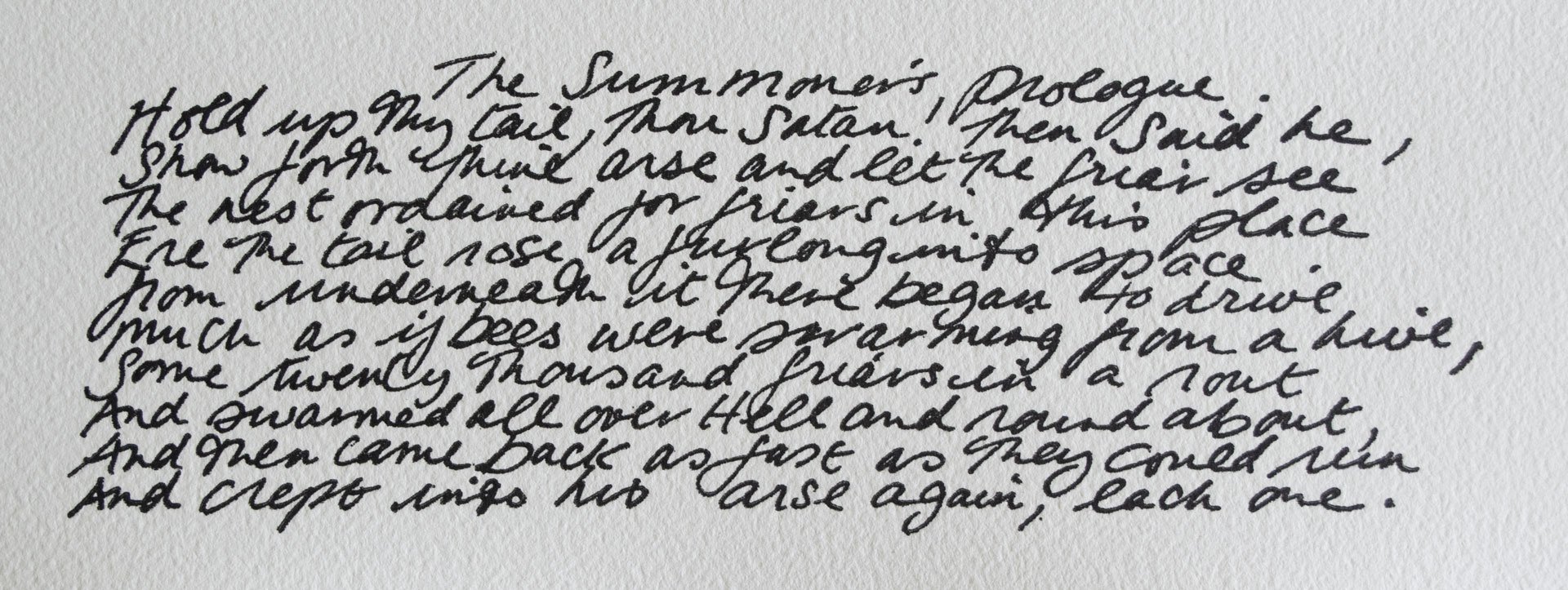 The Summoner’s Prologue