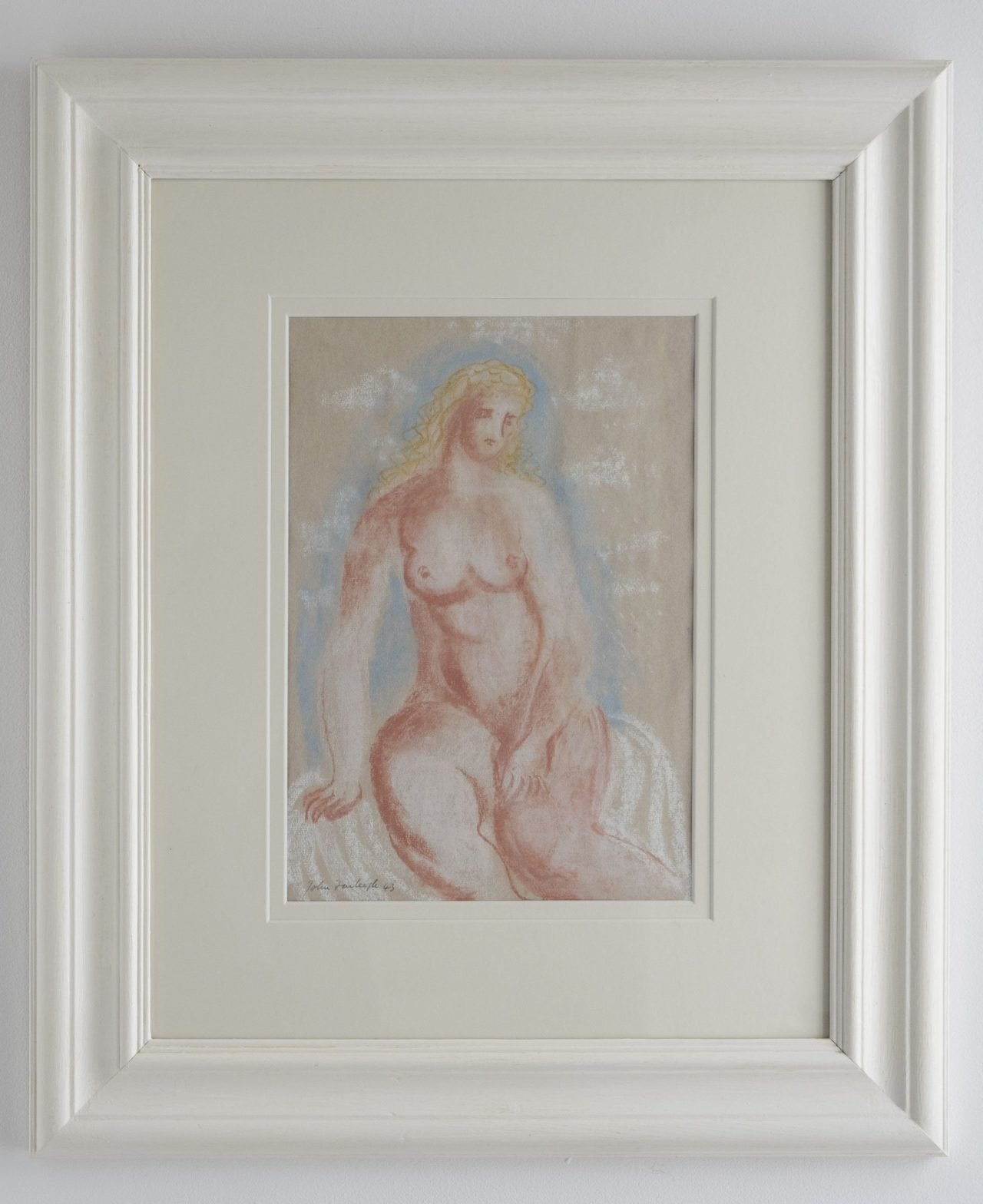 Seated Nude Pastel