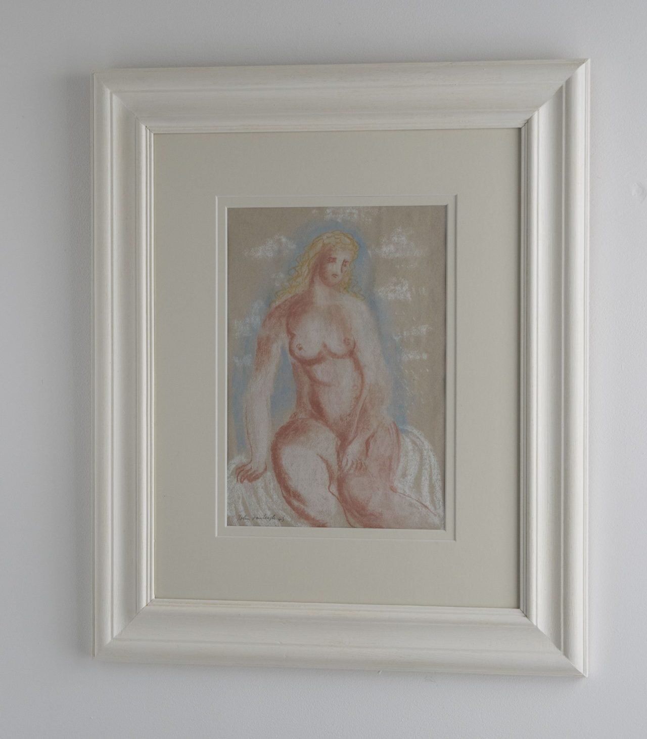 Seated Nude Pastel