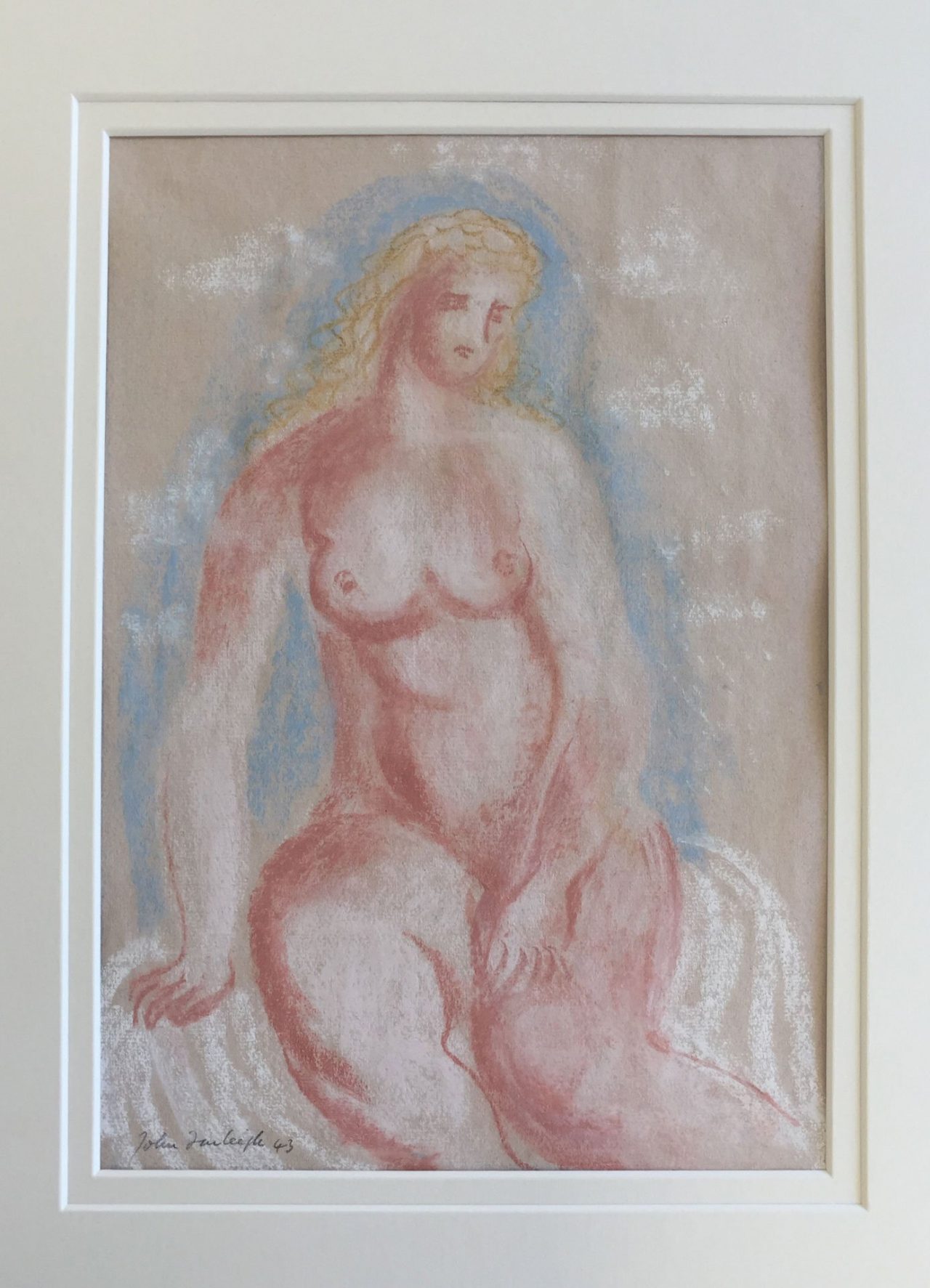 Seated Nude Pastel