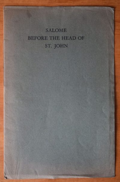 Salome Before the Head of Saint John