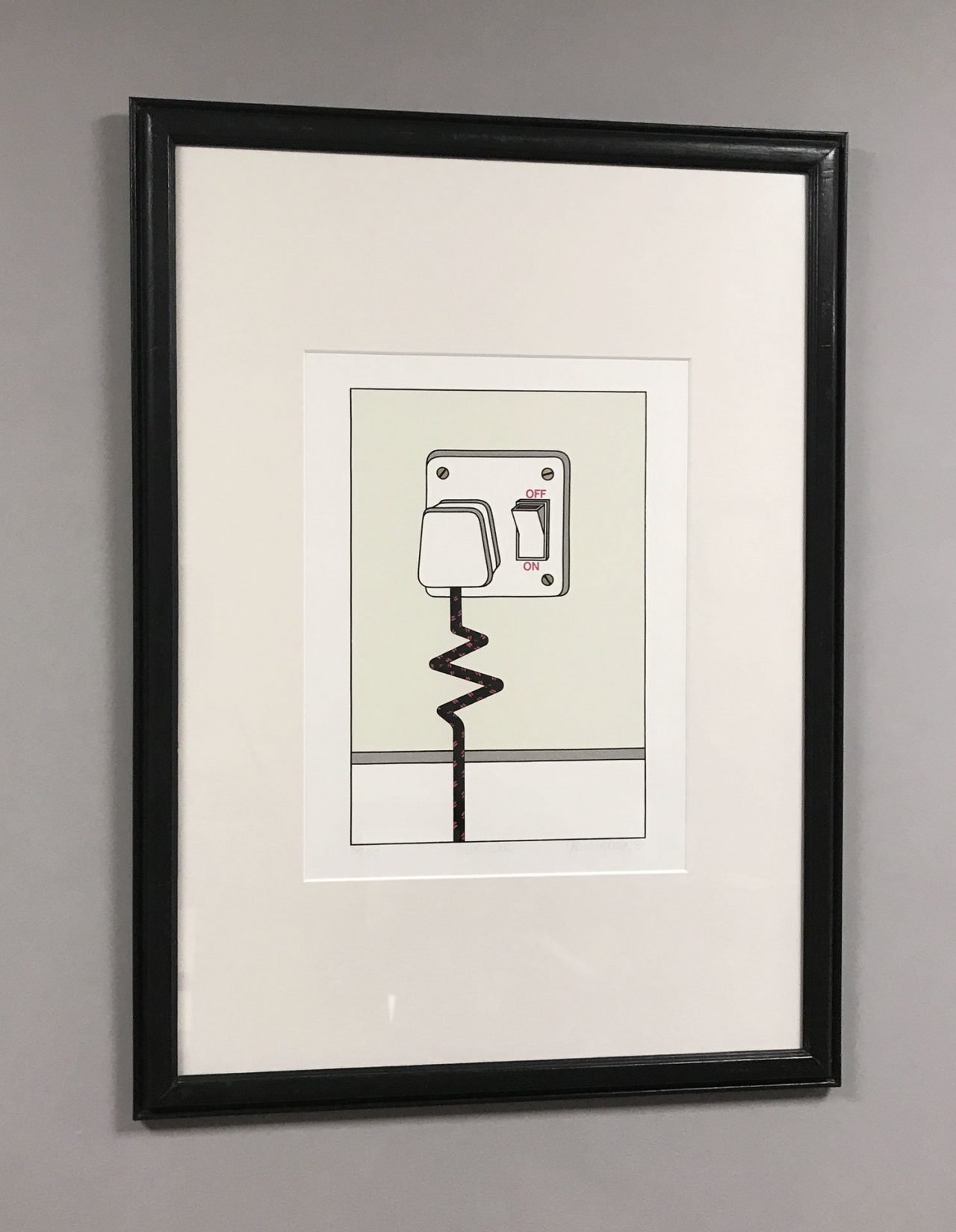 Live Wire Screen Print