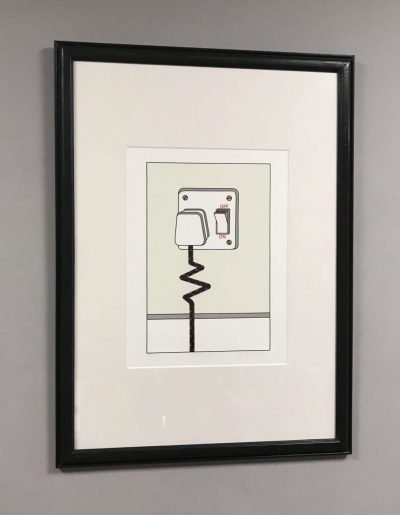 Live Wire Screen Print