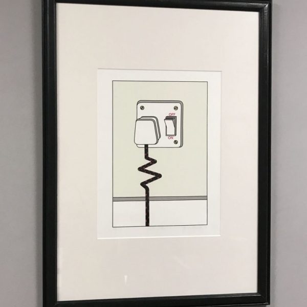 Live Wire Screen Print