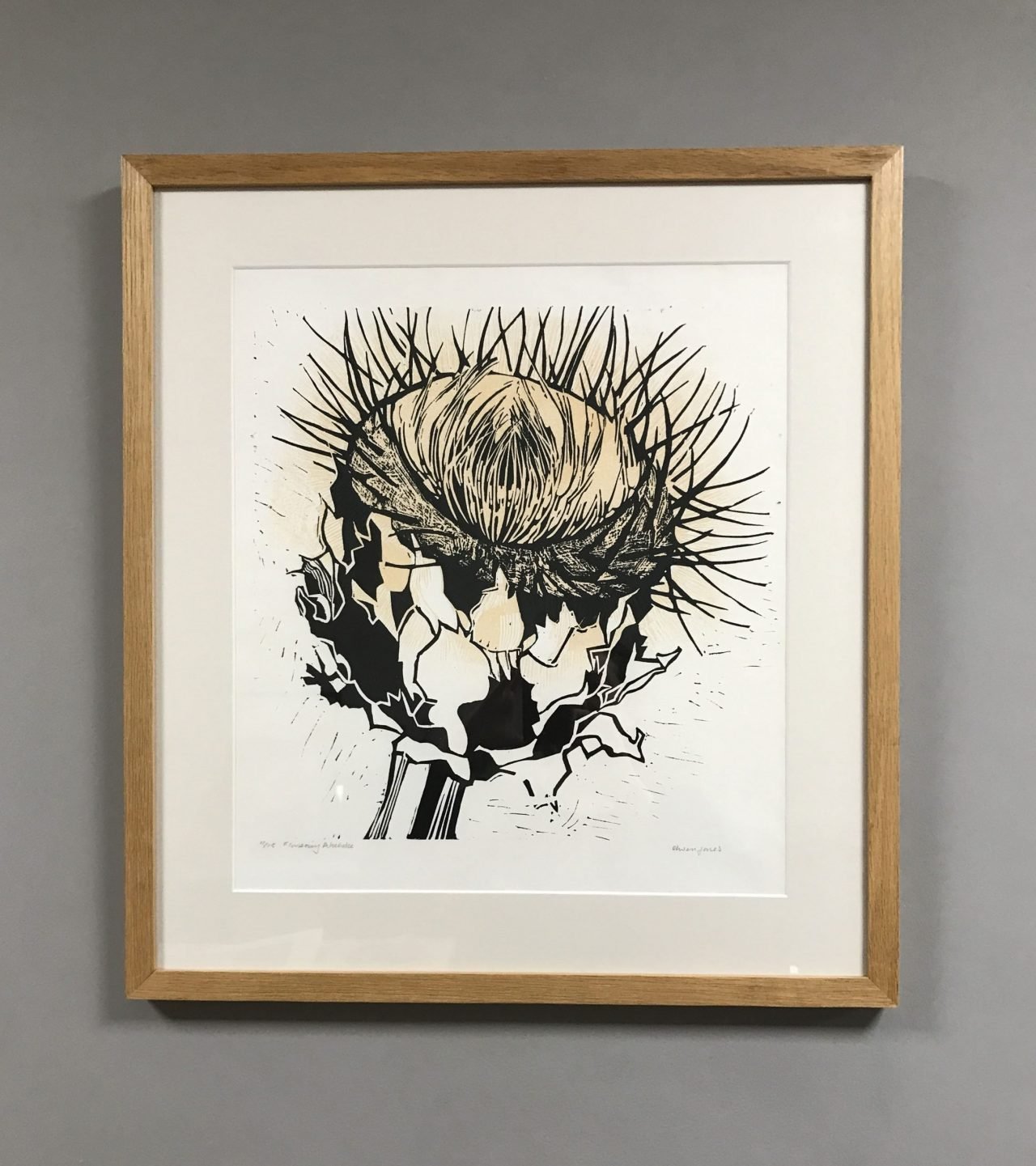 Flowering Artichoke by Olwen Jones