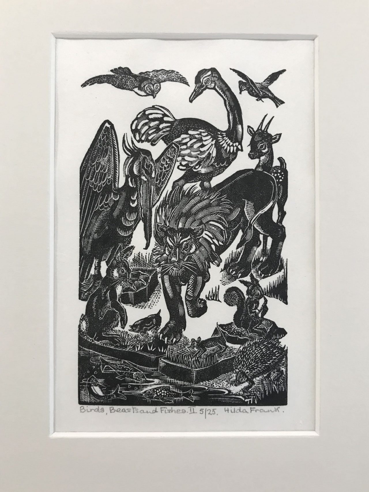 Birds, Beasts and Fishes II by Hilda Frank