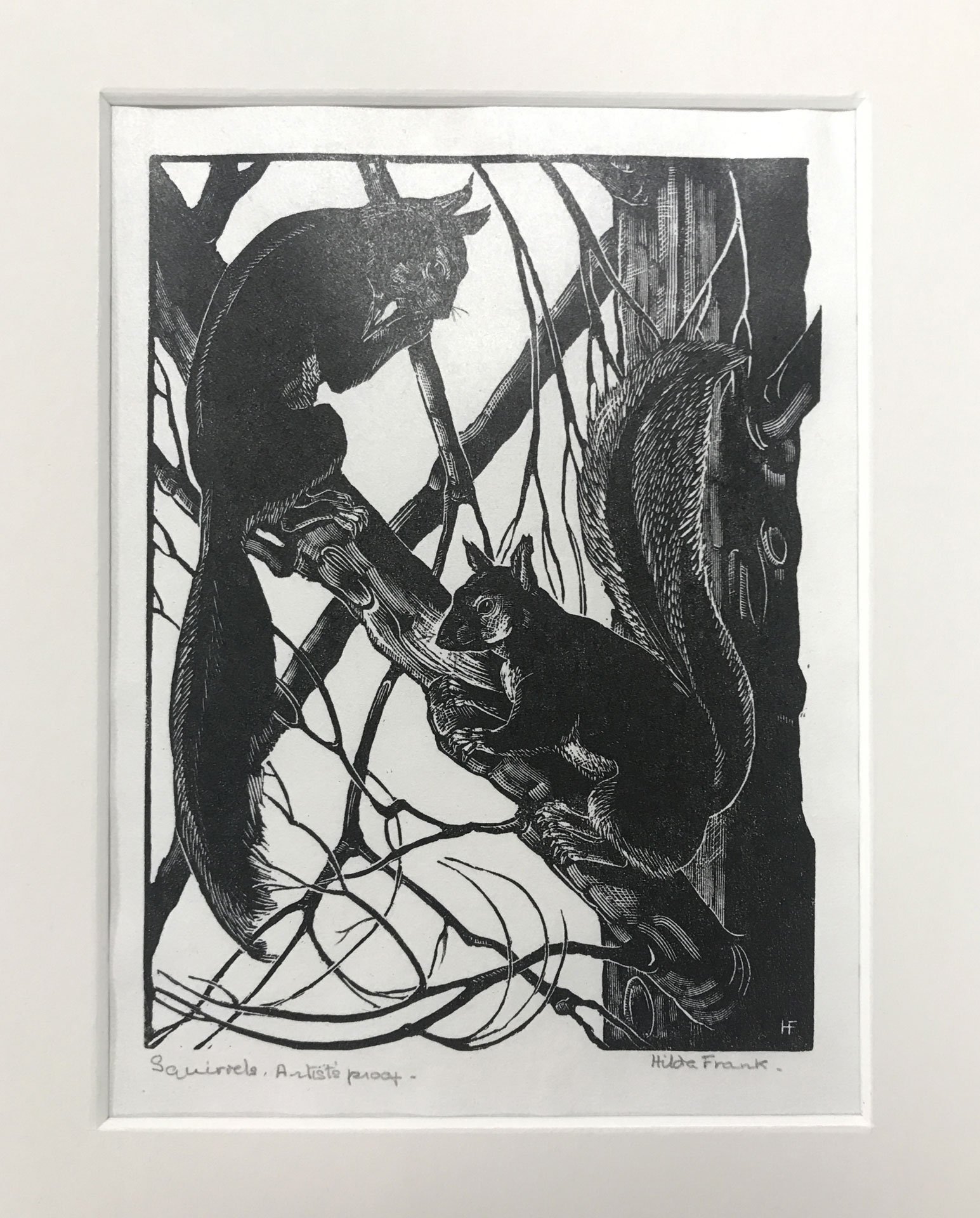 Squirrels by Hilda Frank