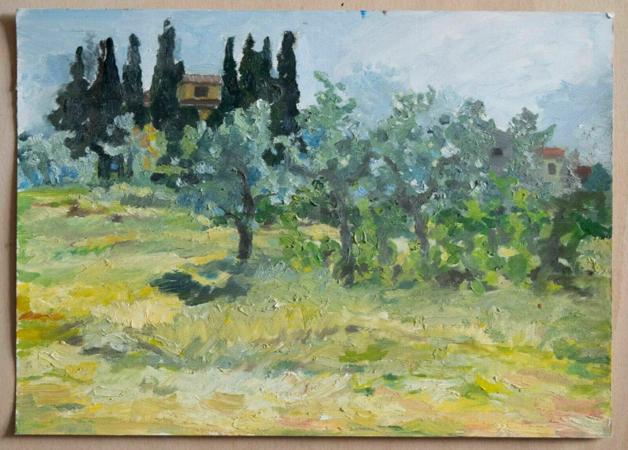 Summer 1 - Oil on Paper