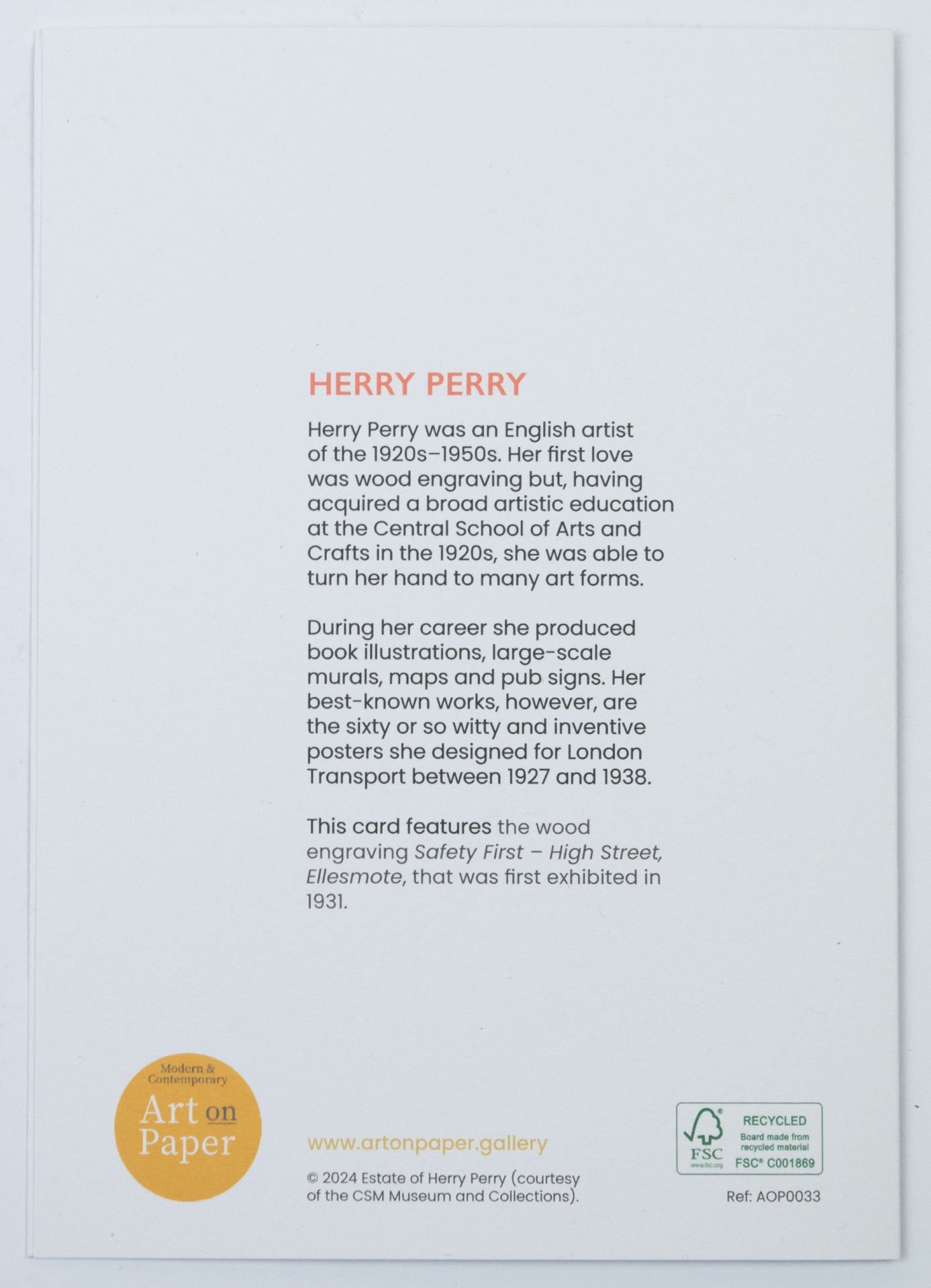 Safety First – High Street, Ellesmote