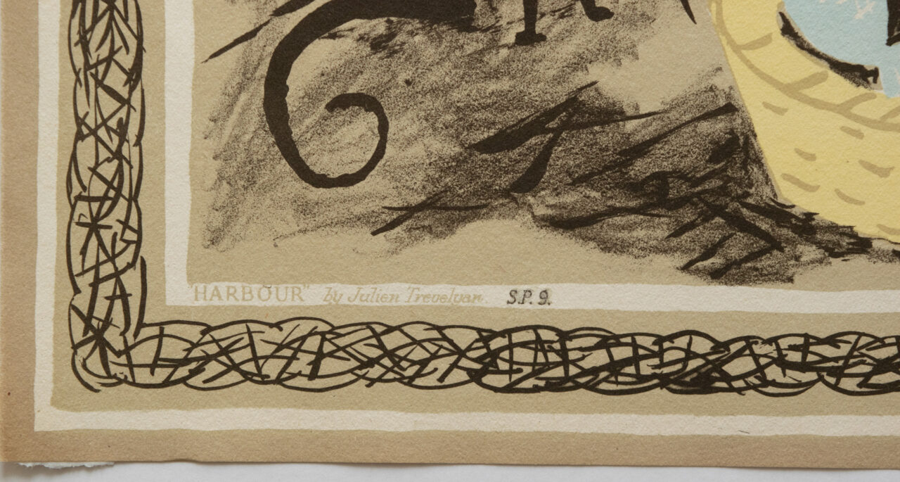Harbour - School Print - Julian Trevelyan