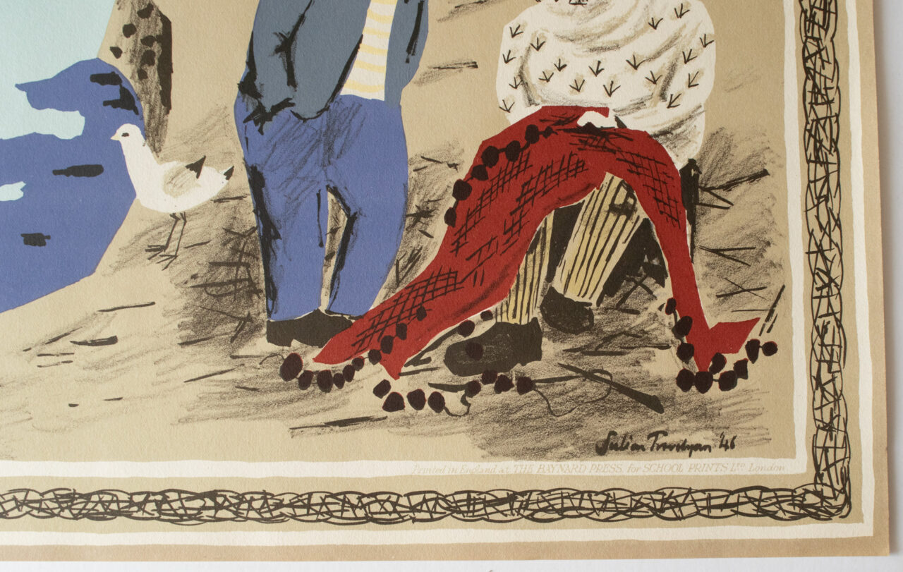 Harbour - School Print - Julian Trevelyan