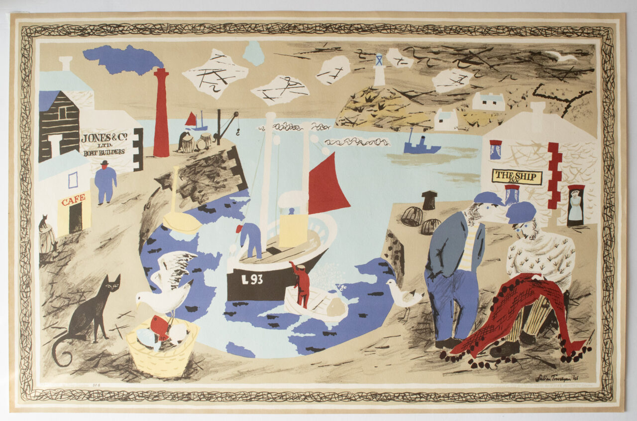 Harbour - School Print - Julian Trevelyan