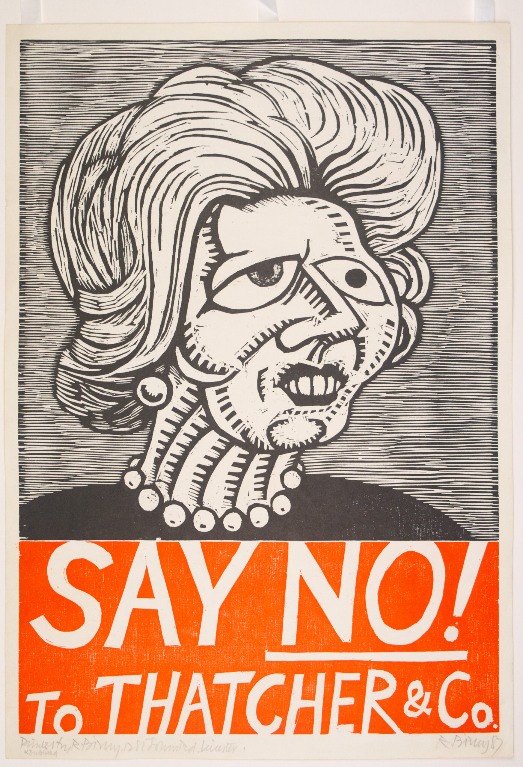 Say No! To Thatcher & Co - Three prints