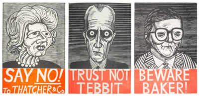Say No! To Thatcher & Co - Three prints