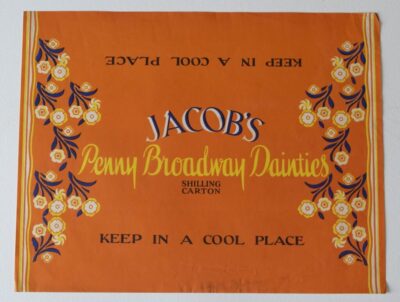 Jacob’s Penny Broadway Dainties lithograph print